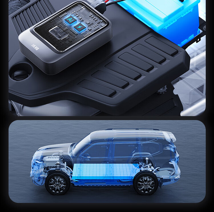 Wocheng Car Emergency Jump Starter Power Supply with Integrated Air Pump, Battery Charger, Inflator, Vehicle S03 27