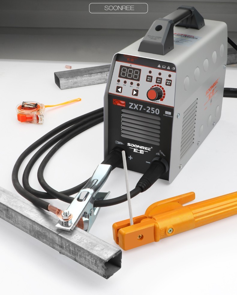 松勒(soonree)电焊机 全铜输出电焊机家用220v 【尊贵6电容 大主板】