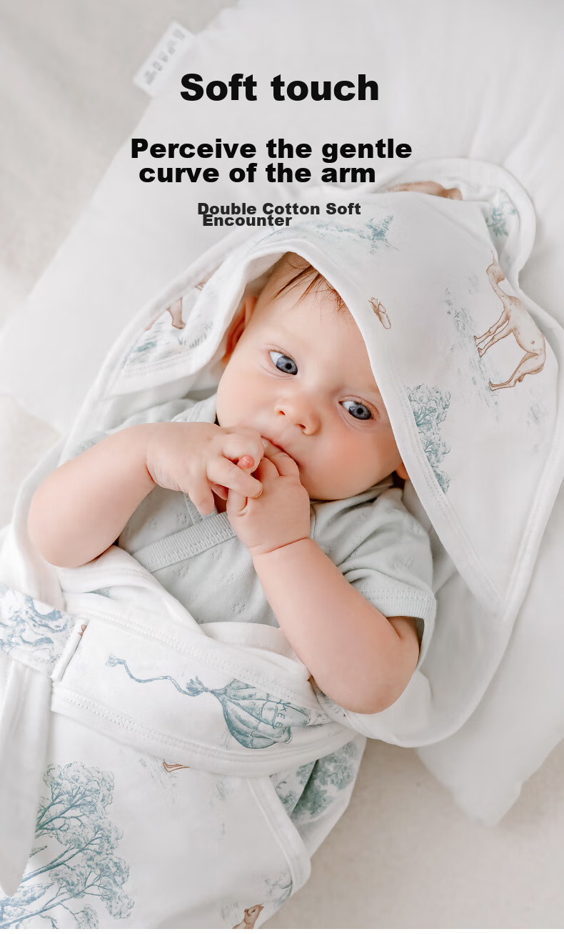 EMXEE Baby Swaddle, Spring And Summer Newborn Pure Cotton Class A Wrap Blanket, Infant Swaddling Cloth, Newborn Swaddle Blanket, 90*90cm 6