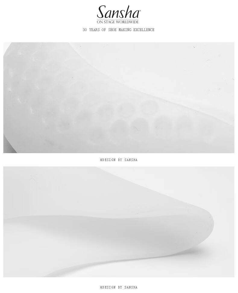 Sansha Ballet Pointe Shoes, Ultra-Soft Gel Toe Protectors, Honeycomb-Shaped Toe Protection Covers, Comfortable 8