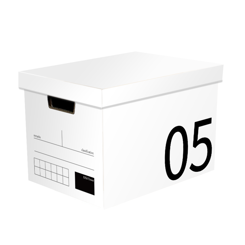 QDZX Moving Cardboard Boxes with Lids, Storage Containers, Packing Supplies, Digital Storage Boxes, Set of 5