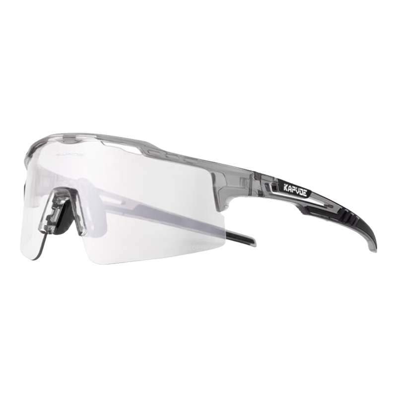 KAPVOE Warrior Cycling Glasses with Photochromic Lenses for Day And Night Use, Windproof, Sand-Resistant, Suitable for Mountain And Road Bikes
