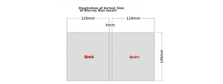 Ziguang Transparent Two-Sided CD/DVD Blu-Ray Universal Disc Case (Pack of 5) 1