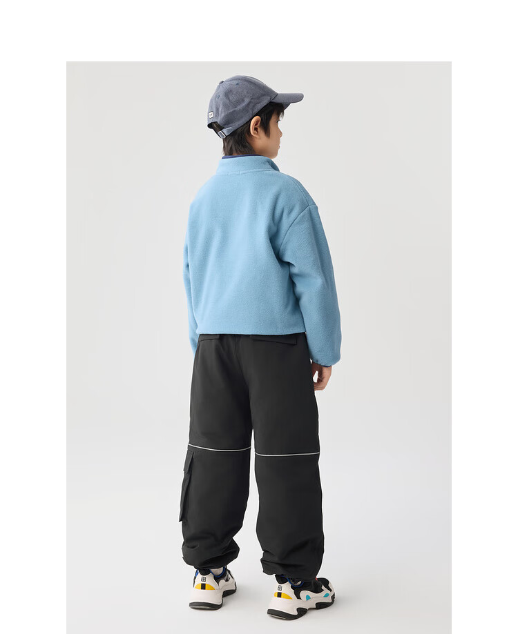 BALABALA Children's Clothing, Boys' Pants for Autumn And Winter, Girls' Sports Pants for Older Children, Kids' Long Trousers, Windproof 19
