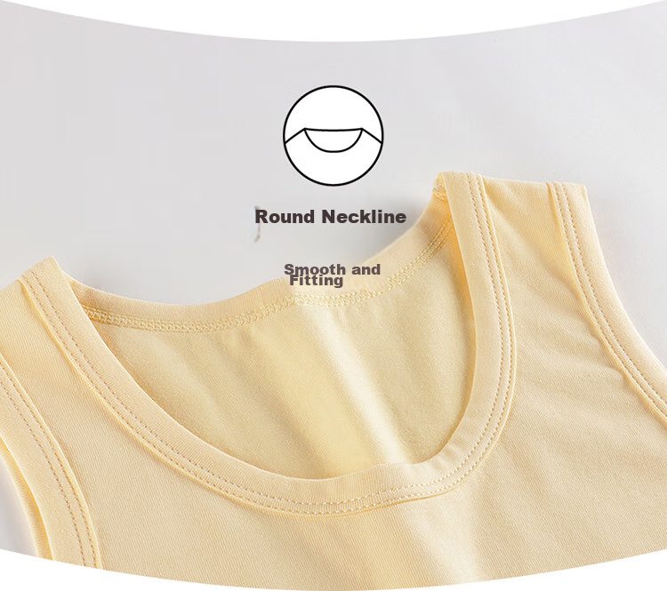 THREEGUN Class A Comfortable Elastic Cotton Vest for Boys And Girls, Children's Outdoor Wear 39121A0 Black 130 7