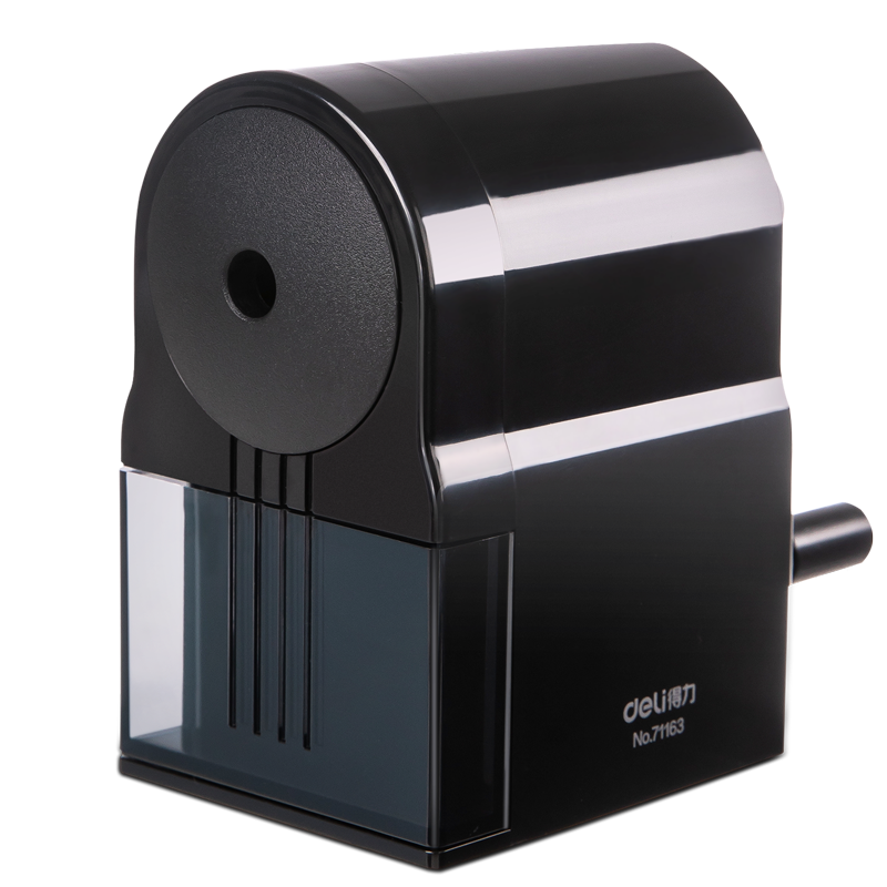 Deli Automatic Pencil Sharpener with 5 Adjustable Thickness Settings, Rotary Blade for Colored Pencils, Core Removal, Student Stationery, Birthday And Graduation Gift for Boys And Girls