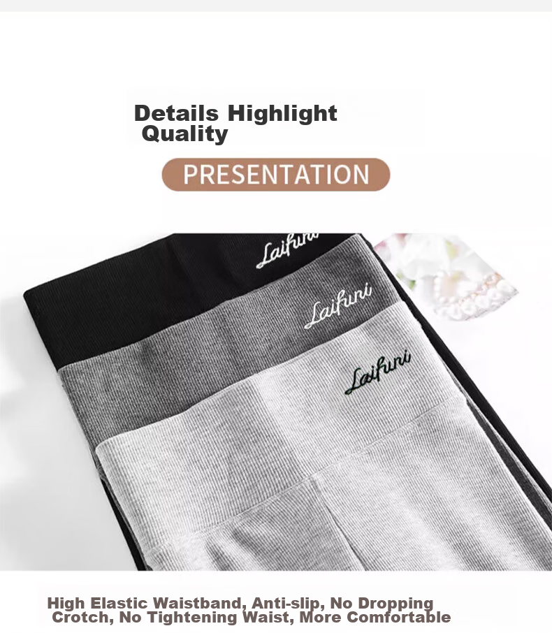 LangSha Leggings for Women, Spring And Autumn Style, High-Waisted Slimming Cotton Pants, Tight-Fitting Tights, Black Skinny Pants, Autumn Pants 11