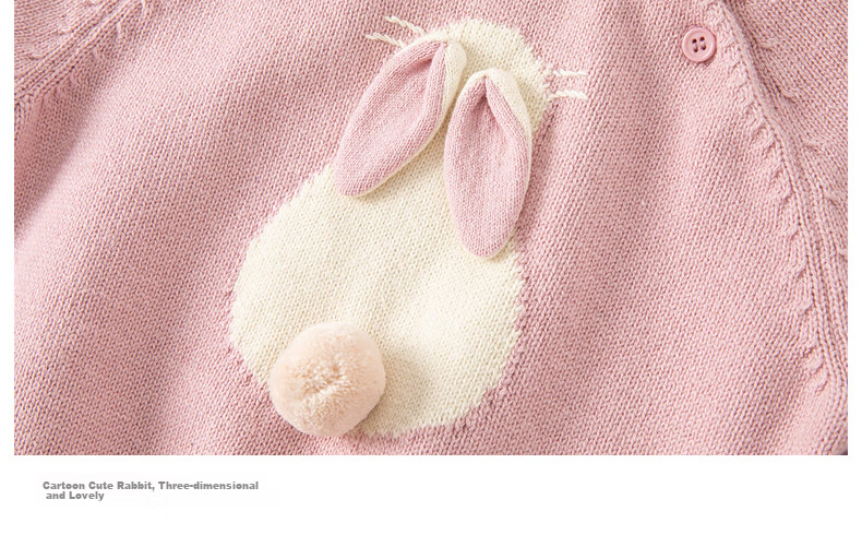 DAVE & BELLA Girls Pullover Sweater 2022 Autumn Kids Clothing Baby Cartoon Knitwear DB4223925 Light Pink 140cm 10