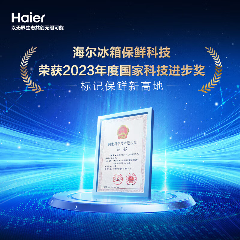海尔（Haier）冰箱483升和景594mm超薄零嵌式法式多门四开门EPP超净除菌干湿分储一级能效家用智能冰箱 483升+EPP超净系统+594mm超薄+智能互联