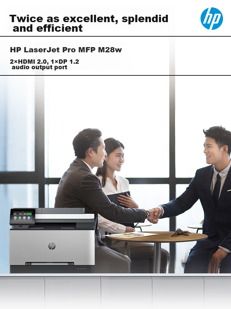 HP 3388sdw Color Laser Wireless Duplex Multifunction Printer, Home Duplex Printing, Continuous Copying And Scanning All-In Printer, Office Printer, One-Year On-Site Service 2