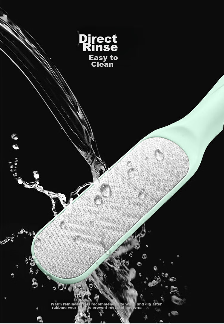 Baoshi Foot Scrubber And Pumice Stone Set, 2-Piece Kit for Removing Dead Skin And Calluses, Home Pedicure Tools, Durable Foot Care Device 11