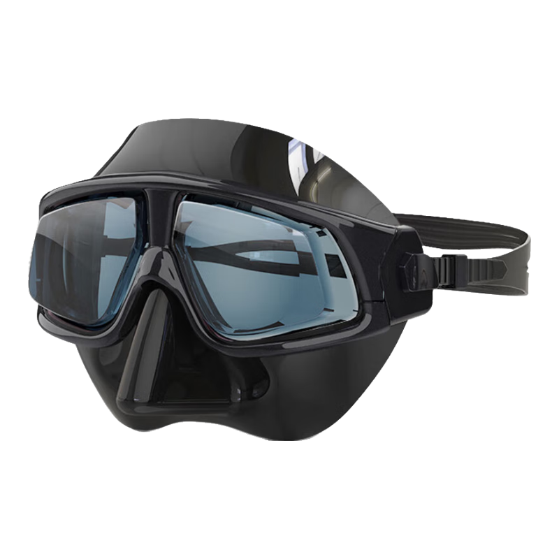 WATERTIME / Shuichuan Diving Mask Snorkeling Set with Full Dry Breathing System, Myopia Swimming Diving Mask, -5.50 Diopters