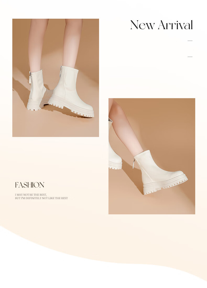 DAPHNE Fashion Heightening Ankle Boots for Women, Autumn And Winter Single Boots, Chelsea Martin Boots, Elastic Slim Boots, Black, Size 39 11