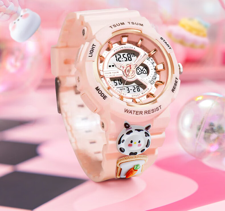 Disney Sports Waterproof Watch for Middle And High School Exams Only, Time-Telling Electronic Watch for Primary, Junior High And Senior High School Students And Childre 1