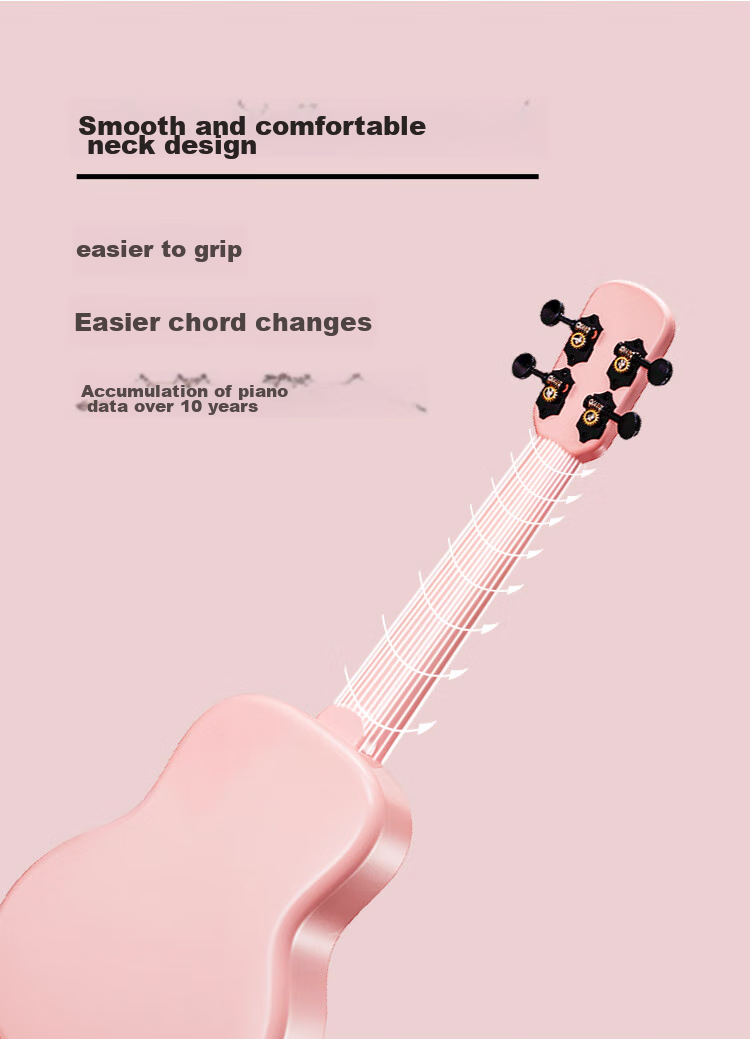 Tom Yurikuli NALU Series Carbon Fiber Beginner Guitar for Adults And Children, 23-Inch Entry-Level Instrument, No Returns if You Can't Lear 7
