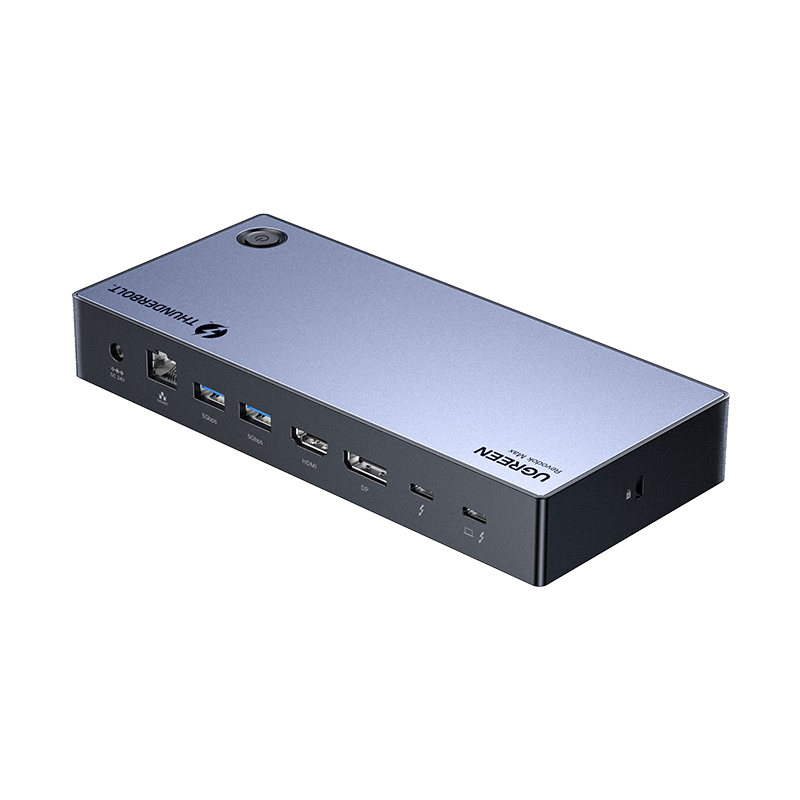 UGREEN U709 TB4 Thunderbolt 4 Docking Station, Thunderbolt DP/HDMI Docking Station for Four Screens, Multi-Screen 8K Expansion up to 40G, Compatible with Mac M345/Wi