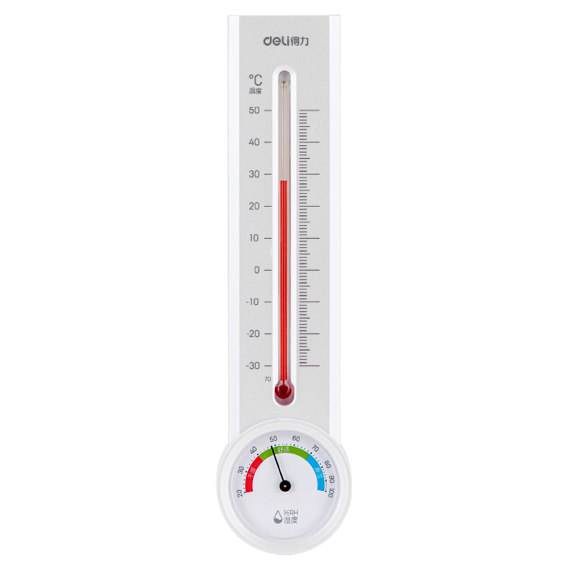 Deli Indoor Temperature And Humidity Meter for Elderly And Children, Home Use Baby Room Thermometer And Hygrometer, Office Supplies 8848