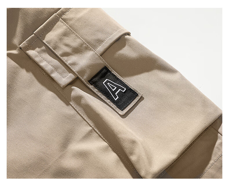 I'M DAVID Men's Cargo Shorts, Summer Loose Fit Trendy Sports Casual Wear, Men's Knee-Length Shorts, Black, XL 14