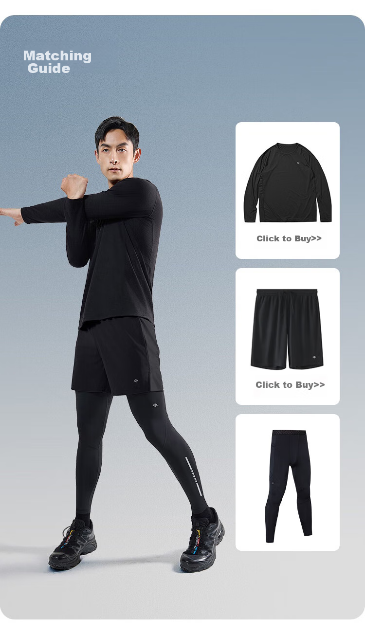 JD Original Compression Shorts for Men, Basketball Running Professional Track And Field Training High-Elasticity Quick-Dry Base Layer Fitness Pants, Black M 4