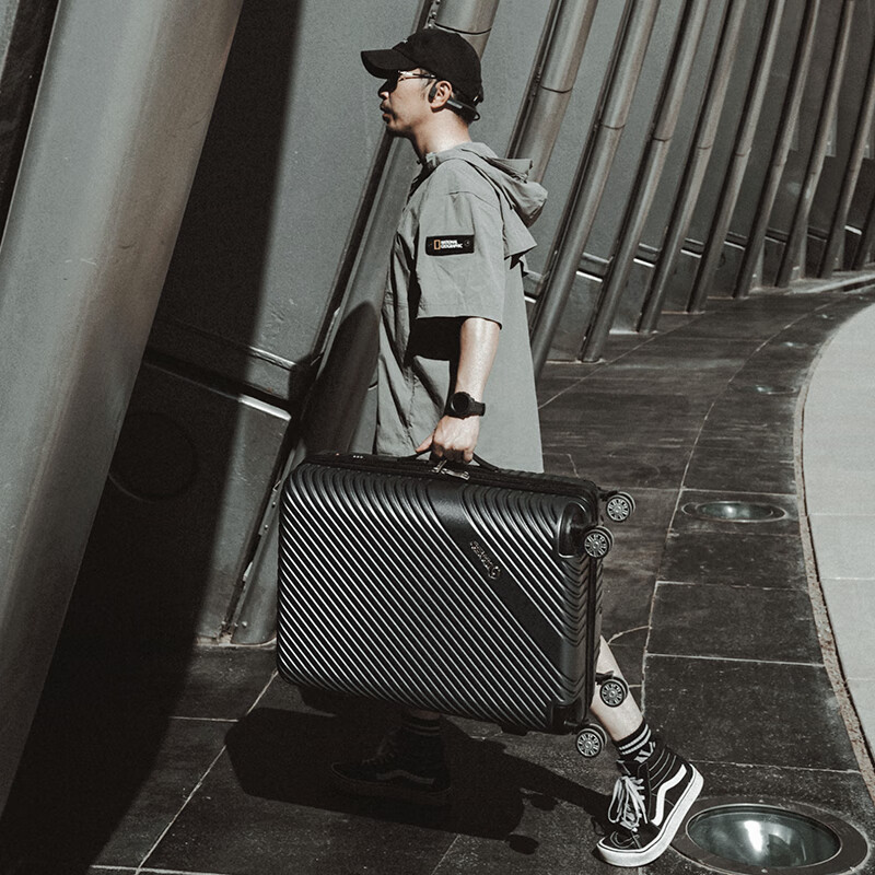 Diplomat 20-Inch Matte Trolley Suitcase, Travel Luggage for Men And Women, Carry-On Luggage with Password Lock TC-23252