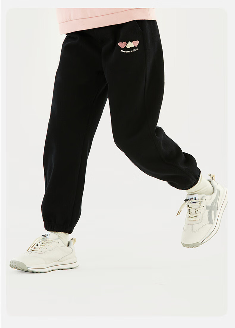 Duomiaowu Girls' Pants, Spring And Autumn Children's Sweatpants, Big Kids' Joggers, Stylish Casual Pants, 81840 Dark Gray, Size 130 15