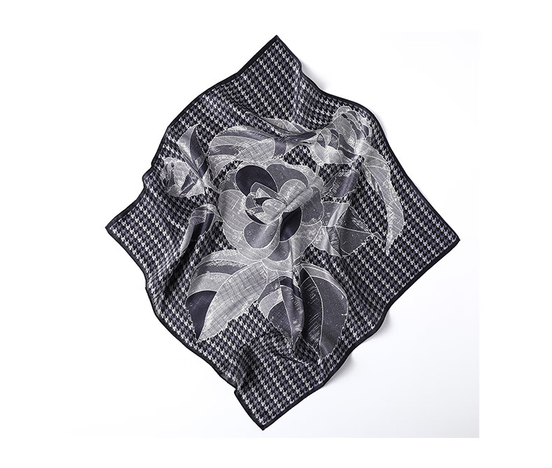 Hangsilu Silk Scarf for Men, Square Scarf, Formal Wear, Mulberry Silk Necktie, High-End Birthday Gift, Mid-Autumn Festival Present for Dad Or Husband 3