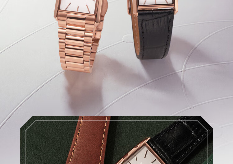 DanielWellington DW Ladies Watch, BOUND Modern Quartz Wristwatch for Europe And America, Light Luxury Niche Birthday Gift for Girlfriend, DW740 11