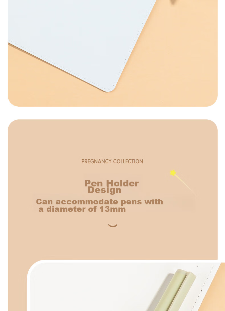 Deli Pregnancy Check-Up Organizer, Prenatal Report Folder, Maternity Information Folder, Pregnancy Record Book, Loose-Leaf Notebook, Portable Ultrasound A4 Medical Examination Form, Blue PQ907-T 8