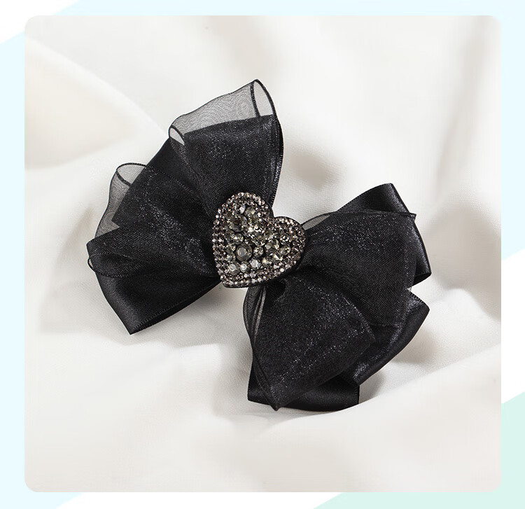 CHIMERA Back-Of Bun Hair Clip, French Bow Barrette, Half-Up Hairpin, Hair Accessory for Women, Mid-Autumn Festival Gift 5