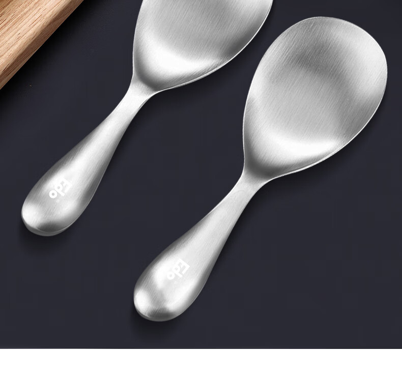Edo 304 Stainless Steel Rice Spoon, Non-Stick Serving Spoon for Home And Restaurant Use, Rice Scoop, Tablespoon for Electric Rice Cooker 6