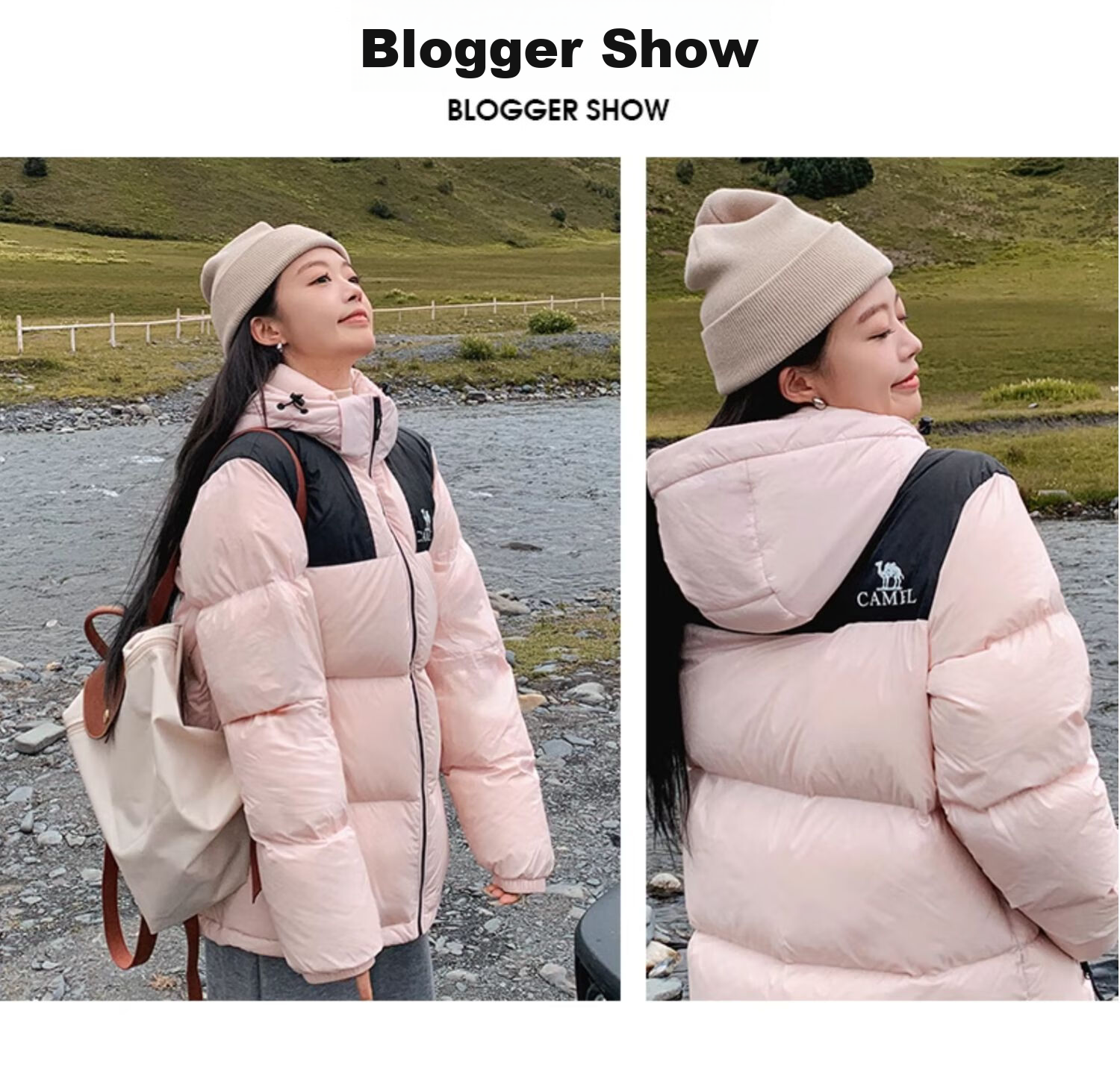 Luotuo (CAMEL) [Xiaotaiyang-Graphene] Autumn And Winter Outdoor down Jacket for Men And Women, Thickened Warm Puffer Coat 2