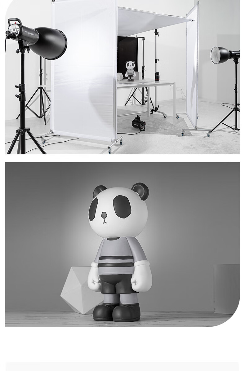 AMBITFUL Photography Flag Large Reversible Advertising Studio Video Shooting Softbox Light Blocker Prop Stand Softbox Paper Butter Paper Sulfuric Acid Paper Fixatio 7