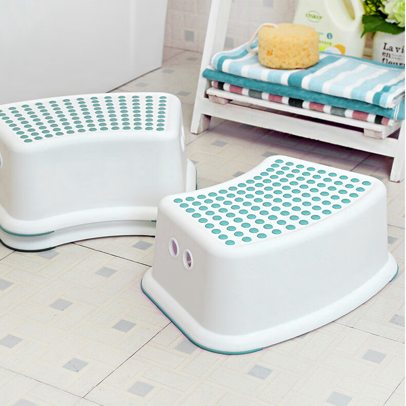 Siwangongli Children's Foot Stool, Baby Step Chair, Small Bench, Washbasin Step, Non-Slip Footrest, Standing Stool for Washing Face And Toileting 6