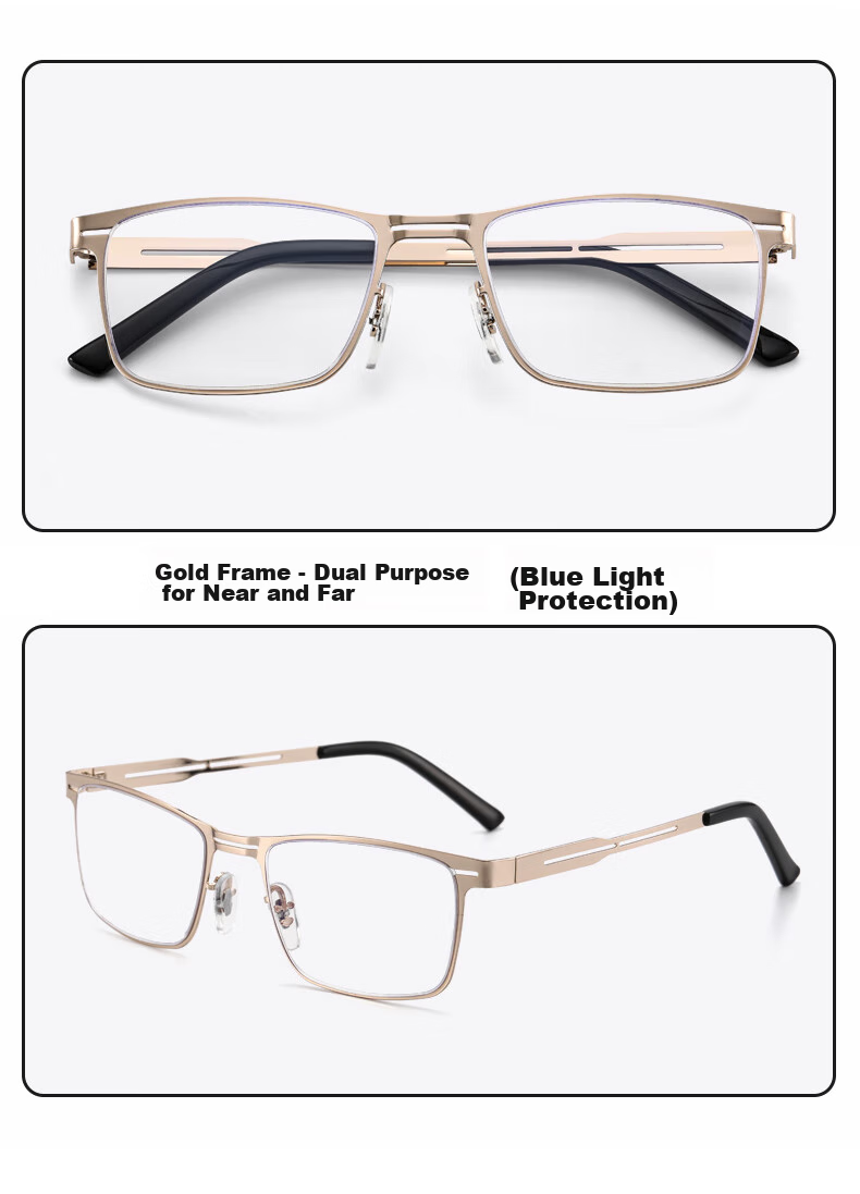 LESCA LUNETIER Reading Glasses for Men, High Definition Ultra-Light Blue Light Blocking Anti-Fatigue Presbyopic Glasses for Women And Elderly, Bifocal Reading Glasses for Me 13