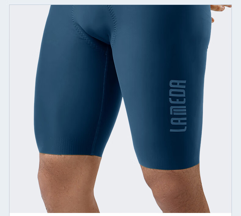 Lameda Cycling Shorts, Bib Shorts, One-Piece Shorts for Men, Summer Professional Mountain And Road Bike Shorts, Moonlight Blue, XL 5