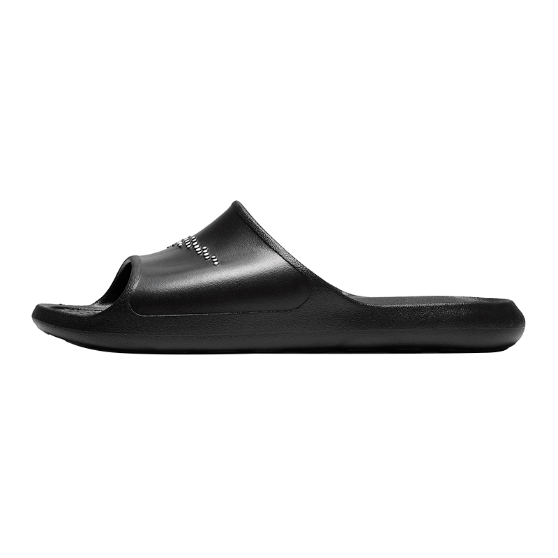 NIKE Casual Outdoor Shoes for Men, One-Strap Beach Sandals, VICTORI ONE Slippers, CZ5478-001, Black, Size 40