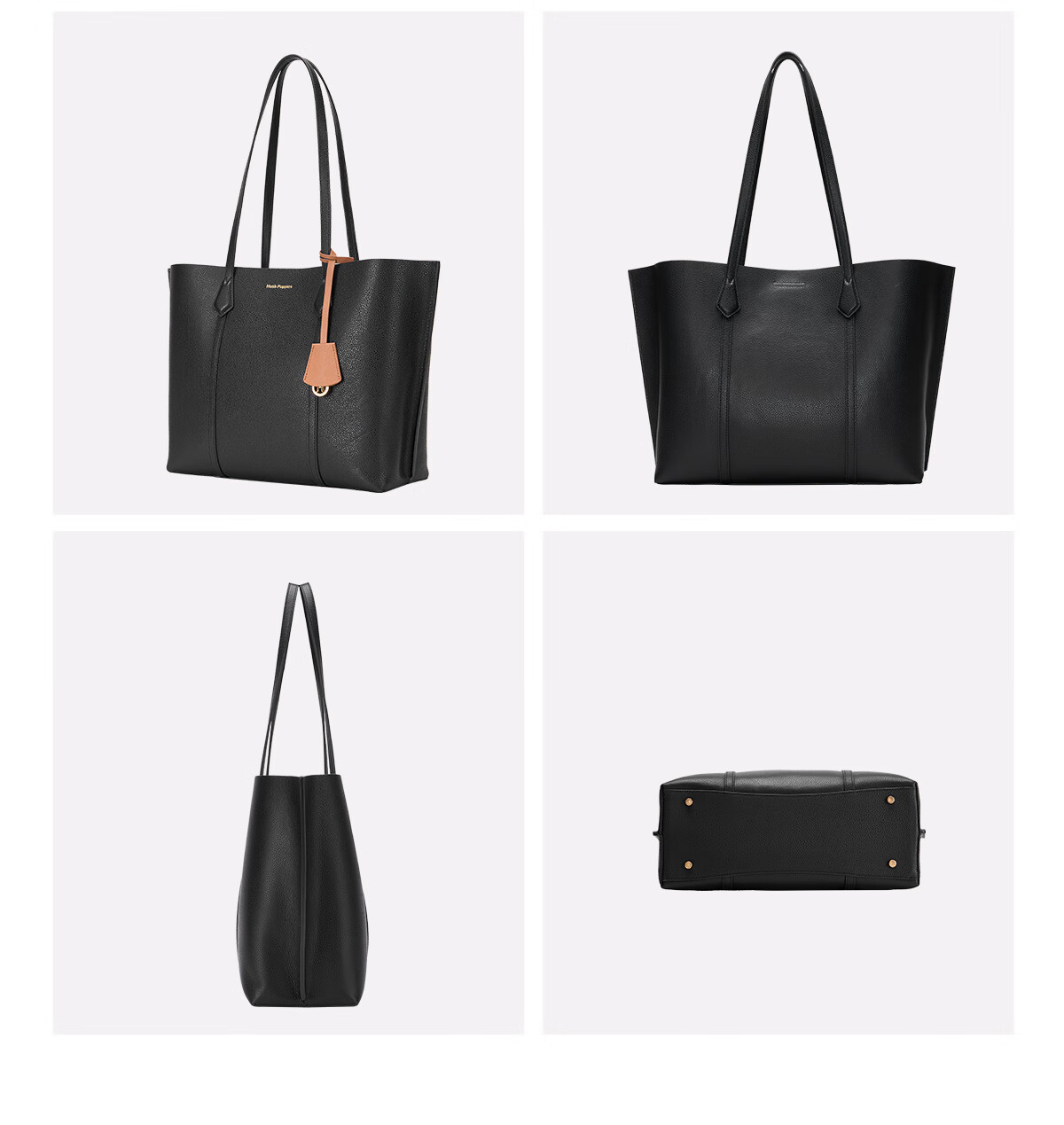 Hush Puppies Women's First Layer Cowhide Handbag Shoulder Bag Commuter Tote Gift for Women's Day Girlfriend Wife 13