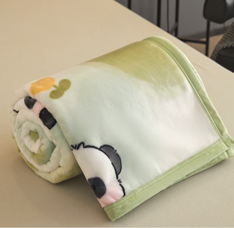 Hengyuanxiang Coral Fleece Blanket, Nap Office Throw, Bed Use Thick Winter Bed Sheet, Single Milk Flannel Small Blanket 18