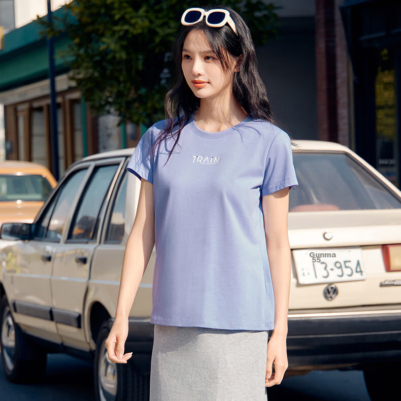 361° Women's T-Shirt Summer New Trendy Casual Loose Sports Top Short Sleeve Mother's Day 662629106-3 9