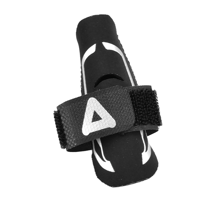 AQ Finger Immobilization Protective Sleeve, Sports Finger Guard, Basketball And Volleyball Protective Gear, Black Model B30921L/XL