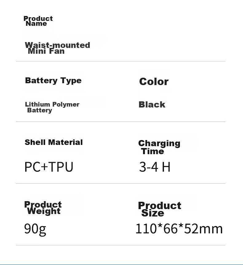 Masentek X1 Waist-Mounted Electric Fan, Portable Neck Strap Rechargeable Mini Air Conditioner, Cooling Device for Construction Sites, Outdoor Work, Welders, Long Battery Life with Strong Airflow 20