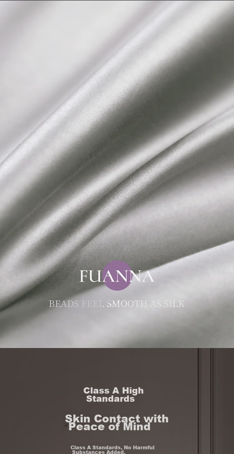FUANNA High-End Bedding Set of Four Pieces, 140s Double-Thread Long-Staple Cotton Sateen Bed Sheet Set, King Size Duvet Cover, 230x229cm 6