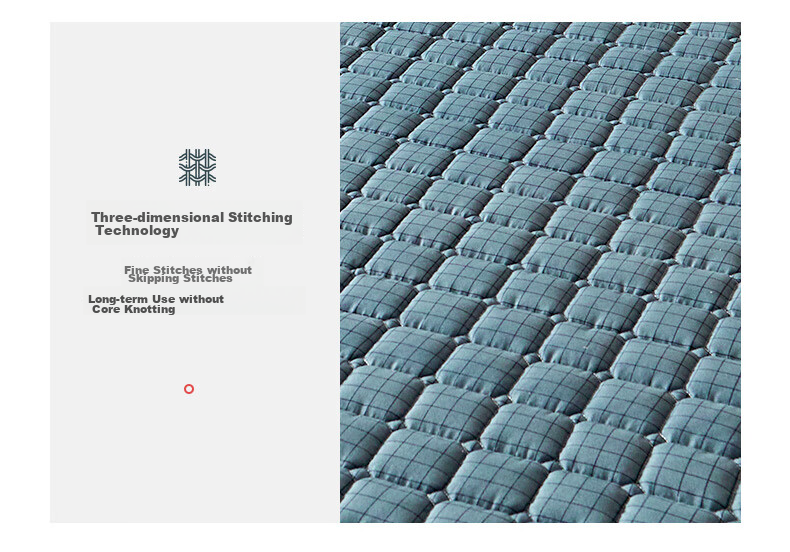 Grace Mattress Pad, Soft Bedding, Non-Slip, Foldable, Student Bed Mat, Blue, 1.8m 13