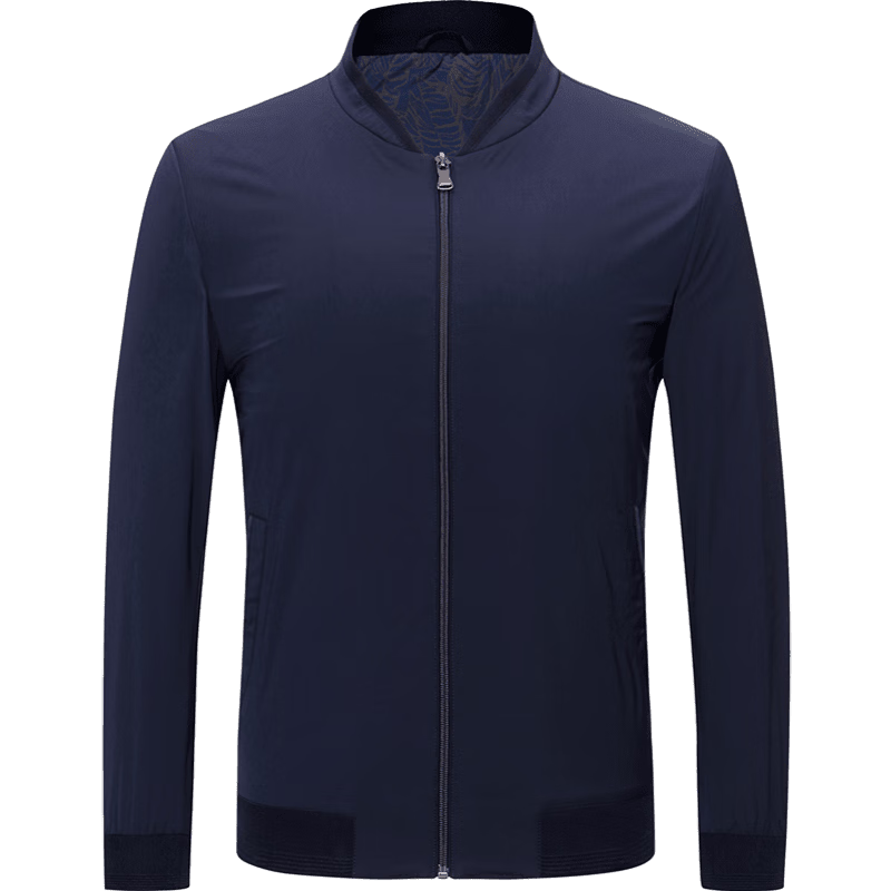 YOUNGOR 26 Spring New Casual Baseball Collar Trendy Short Ultra-Thin Jacket Navy 170/92A