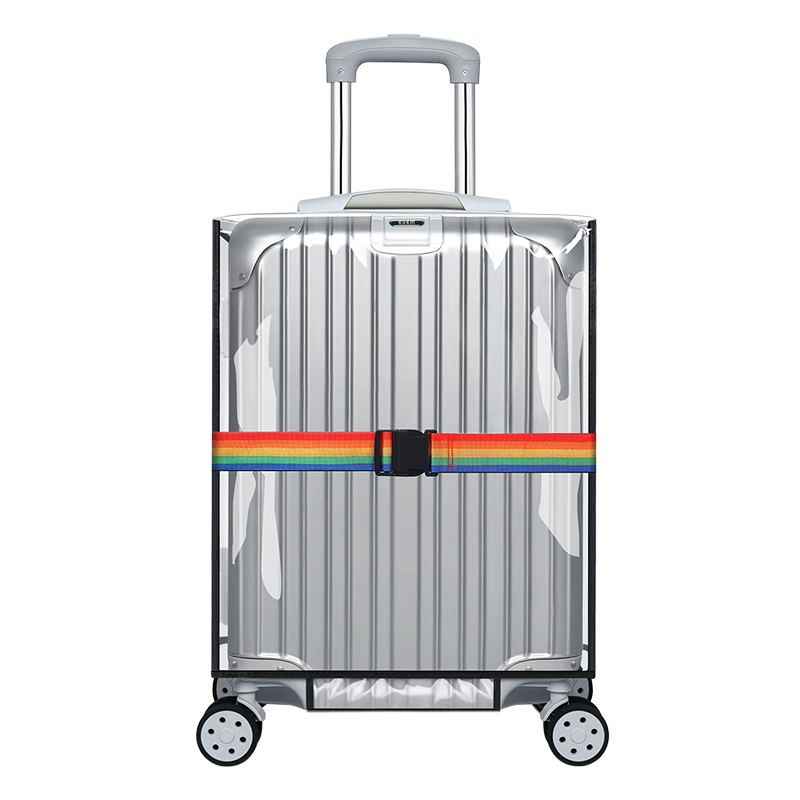 BUBM Luggage Protector Cover, Water-Resistant Suitcase Bag Strap, Thickened Wear-Resistant Travel Dust Cover, 20-Inch Trolley Case Cover