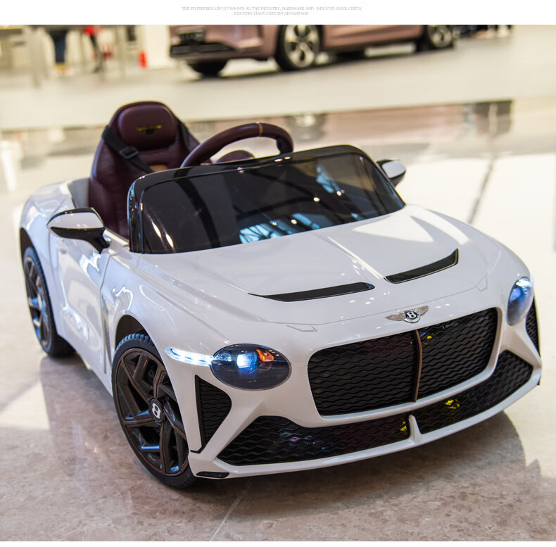 BeRica Children's Electric Car, Four-Wheel Vehicle, Authorized by Bentley, Remote Control, Toy Car for Boys And Girls, Rideable, Baby Gift 13