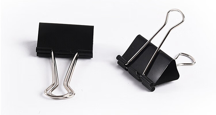 DiLe Premium Series, 24 Pieces, 41mm Colorful Long Tail Clips, Metal Bill Clips, Binder Clips, Office Stationery, Large Size 2644 31