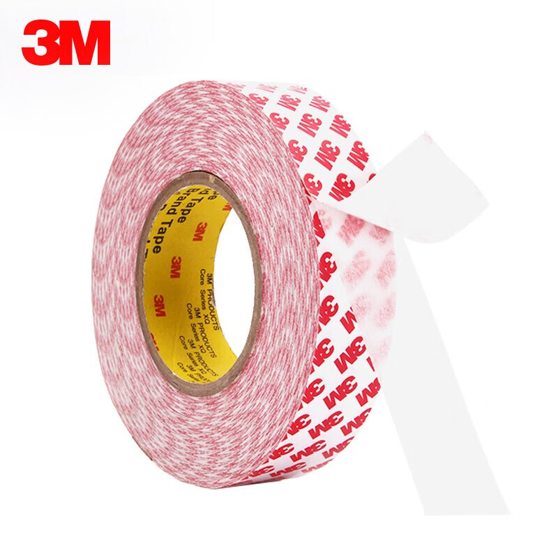 3M 55236 Non-Woven Semi-Transparent Cotton Paper, Heat-Resistant Double-Sided Tape for Spring Festival Couplets, 30mm X 50m, Single Roll