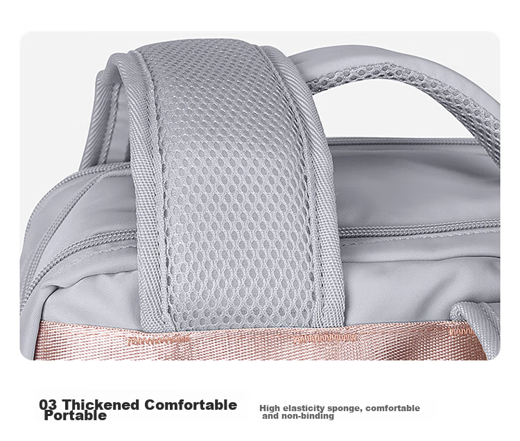 Landcase Backpack for Women, Large Capacity Short Trip Travel Bag, Business Laptop Bag, Lightweight Luggage Bag for Travel, 1638 Light Purple 15