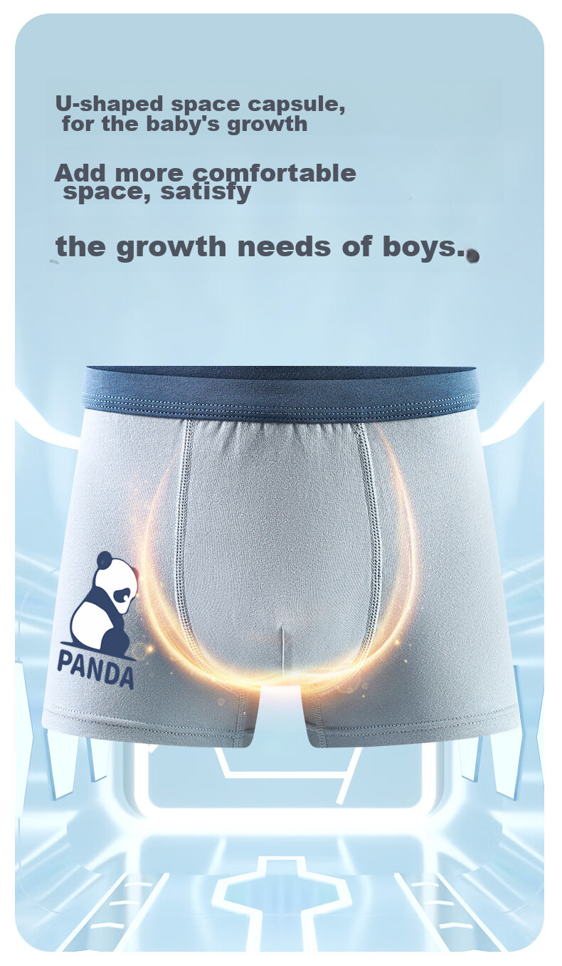 MiiOW Boys' Boxer Briefs, Class A Cotton, Youth Mid to Big Kids' Shorts, Soccer Player Design, Size 150 4